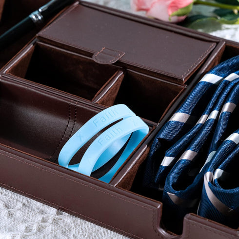 Light Blue Silicone Bracelets, Rubber Wristbands for Prostate Cancer Awareness, Perfect for Women and Men