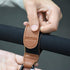 Stroller Hooks for Hanging, 2 PCS Durable Leather Style Clip Straps for Diaper Bags & Grocery Shopping