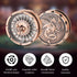 Set D20 Set DND Dice with Mini Roulette Wheel Metal Roulette Dice Spinner | Unique DND Gift with Case for RPG & Table