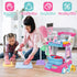 Set 17 Set deAO Kids Cleaning for Toddlers, PCS Pretend Play Detachable Housekeeping Cart with Broom,Dust Pan,Spray
