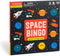 Mudpuppy Space Bingo – Magnetic Bingo Game with Travel-Friendly Tri-Fold Board for Ages 4-10, 2 Players