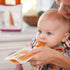 Infantino Couple a Spoons - Baby Food Pouch Toppers with Travel Case, No-Leak Spoons for Puree Food, 2-Pack