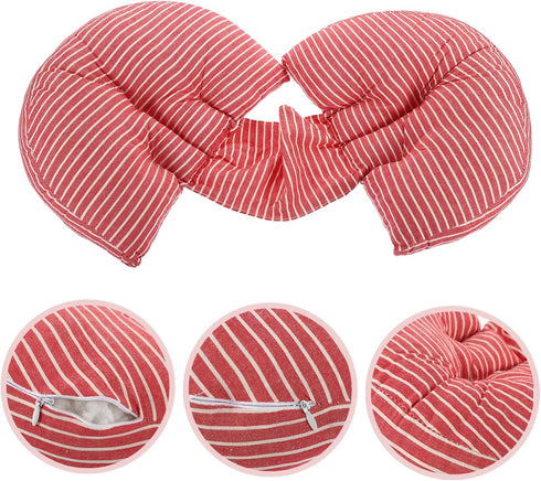 TOYANDONA U-Shaped Pregnancy Pillow Multifunctional Maternity Support Cushion Soft Comfortable Rest Pillow for Pregnant