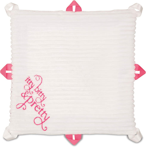 Pavilion Gift Company Lovie Baby Blanket, Grape Jelly, 13"
