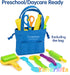 Yunerkita 9PCS Set, 3-8,No Dough Tools Kids ABS Clay Molds Kit with Roller, Scissors & Cutters Non-Toxic ASTM