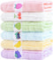 6 Pack Muslin Baby Washcloths 100% Cotton Ultra Soft and Absorbent Gentle