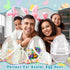 Restroma 12 Inch/ 10 inch/ 8 inch 3/4/ 8/9/ 12 (9 (10 Inch)) Giant Clear Plastic Easter Eggs Fillable Pcs Jumbo