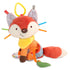 Skip Hop Bandana Buddies Baby Activity and Teething Toy, Fox with Multi-Sensory Rattle and Textures