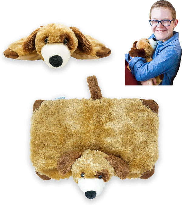 Harkla Weighted Stuffed Animal for Kids - 5lb Weighted Lap Animal, Soft and Cuddly Lap Pad for Comfort