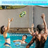 2 Pieces Water Football for Kids, 9 Inch Waterproof Beach Football for Outdoor Pool Game