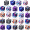 Sumind 24 Pieces Infinity Cube Fidget Toy Mini Blocks Cube Bulk Gadget