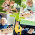 SANANT Set 3 4 5 Montessori Screwdriver Board with Electric Drill, Wooden Montessori Busy Board Toys Screw Driver
