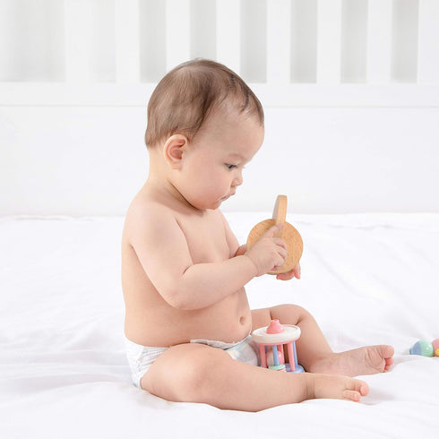 Montessori Wooden Interlocking Discs Toys for Baby