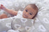 Premium Organic Cotton Baby Blanket, Knitted Sheep Design, Super Soft Multi Use