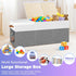 Closet, 40"X14"X16", Extra Large Toy Storage Box with Lid, Collapsible Sturdy Toys Chest Storage Organizer Bin Basket