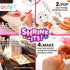Ooly Shrink-Its! 28 PC DIY Shrinking Art Kit with 20 Plastic Pre Cut Charms, No Mess Art for Kids, Ideal Party Favor