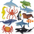 Ocean Sea Life Toy Figures Set for Kids, 12 PCS Realistic Marine