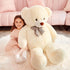 IKASA Giant Teddy Bear Plush Toy, Stuffed Animals, White, 47 inches