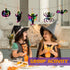 JOYIN 72 Pcs Halloween Rainbow Scratch Art Crafts - Halloween Party Favors, Scratch Off Paper with 18 Designs for Kids