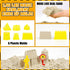 Construction Sensory Bin - Tractor Sand Playset with Toy Truck, Play Sand and Signs, Sand Art Kit for Kids Ages 3 and Up