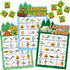 24 Summer Fancy Land Camping Bingo Game for Kids Players Die Cut Outdoor Adventure Game Graduation Party Supply