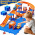 3-5 2-4 59PCS Set 2 Toddler Puzzle Race Cars Track Toys for Kids Age Years, Puzzles Car Track Includes Cars and Road