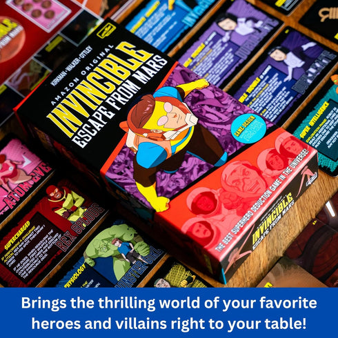 Invincible: Escape from Mars - Intergalactic Showdown Board Game for Ages 11+, 4-10 Players