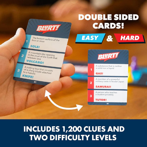 Educational Insights Blurt! The Think-Fast Party Game - Board Game for Kids and Adults Ages 7+, Family Game Night