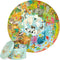 Animals Around The World Round Jigsaw Puzzle, 150 Pieces for Children Ages 5-8, 100% Recycled Card