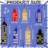15 Pcs Hero Party Favor Boxes, Skyscraper 3D City Box, Hero Theme Centerpiece Decorations for Birthday Supplies