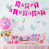 Outus 120 Pieces Sequined Silver 3D Layered Butterfly Wall Decor, Removable Stickers for Birthday Cake Crafts