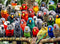 Cross & Glory Kaleidoscope of Feathers: Premium 1000 Piece Jigsaw Puzzle for Adults - Unique Bird Artwork