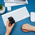 2 Packs Infinity Cube Toys, Mini Infinity Cube Desk Toy for Stress Relief, ADHD Desk Toy for Adults (Black, White)