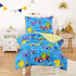 Wake In Cloud - Dinosaur Toddler Bedding Set for Boys, Colorful Dino