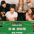 36 72 2-in-1 Gamie Double Sided Felt Casino Mat, x for Blackjack & Texas Holdem Poker, Texas Holdem Poker Mat