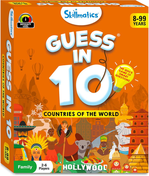 Skillmatics Card Game - Guess in 10 Countries of The World, Perfect for Kids & Families