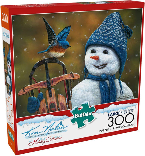 Buffalo Games - Holiday Collection - Kim Norlien - Snow Brother - 300 Large Piece Jigsaw Puzzle