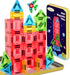 LeagoEra Magnetic Tiles Magnetic Blocks Building Toy: Portable Mini Magnetic Tiles Travel Set