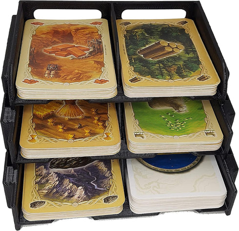 Catan Resource Cards Card Tray - Organizer for Game Components