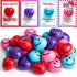 JOYIN 28 Packs Heart Shape Stress Ball with Cards Stress Relief Fidget