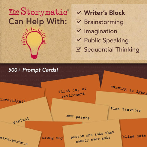 Classic Creative Writing Prompts and Story Games, Storyteller Cards, Teacher Tool