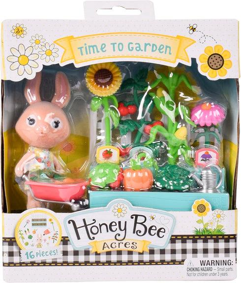 Time to Garden Complete Set with Miniature Doll Figure - 16 Pieces for Ages 3+