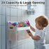 2 Pack GloTika Mesh Baby Bath Toy Storage, Large Capacity and Quick Drying Baby Toy Storage for Bath, Multi-use Net