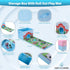 SAM AND MABEL Collapsible Fabric Storage Organizer and Play Mat - Foldable Playmat and Stackable Bin Basket with Handle