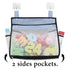 Bath Toy Organizer, Extra Large Opening Bathroom Toy Holder, Multiple Ways to Hang, Bottom Zipper Storage Bag
