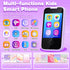 Kids Phone Toys for 3-8 Year Old Girls - Touchscreen Toddler Phone with Camera, MP3 Player, Games, Habit Tracker