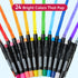 24 3+ SYNCFUN Pcs Twistable Silky Window Crayons, Washable Crayons, Glass and Paper, Easy to Hold & Quick-Drying Art