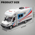 NOVAFUSION 3 4 5 6 7 8 9 4-8White Toy Campers for Kids Toy RV,Die Cast Metal Toy Camper for Year Old, Pull Back RV Toy