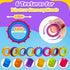 50 Pack Fidget Toys Spinner Ring for Kids: Textured Finger Spinner - Bulk Fidgets for Student Classroom - Quiet Sensory