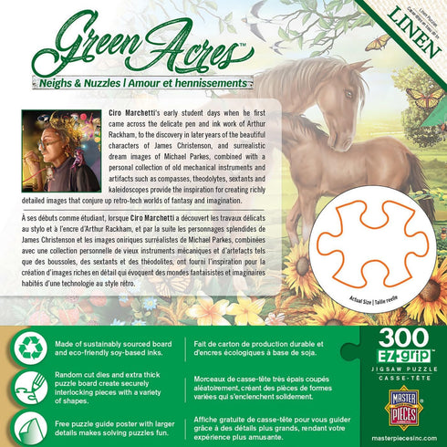 Masterpieces 300 Piece EZ Grip Jigsaw Puzzle - Neighs & Nuzzles - 18"x24"